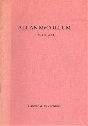 Allan McCollum : Surrogates