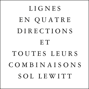 Lignes en Quatre Directions et Toutes Leurs Combinaisons