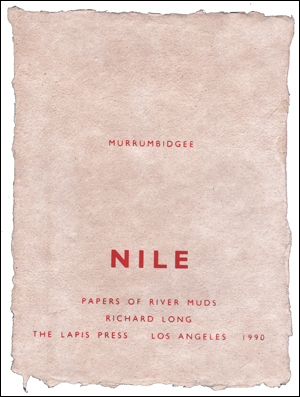 Richard Long : NILE, Papers of River Muds / Murrumbidgee