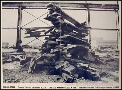 Richard Serra : Stacked, 1969