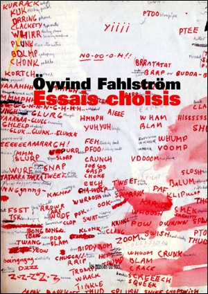 Öyvind Fahlström : Essais Choisis
