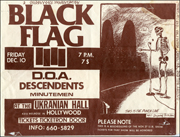 [Black Flag at the Ukranian Hall [This Is The Punchline] [Red] / Fri. Dec. 10 1982]