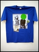Untitled T-Shirt [Blue : John Baldessari]