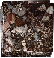 Torn photograph from the second stop (rubble). Second mountain of 6 stops in a section