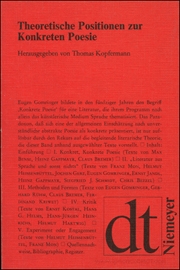 Deutsche Texte / Theoretsche Positionen zur Konkreten Poesie