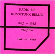 Radio Bis Kunstfunk Berlin [Sticker]