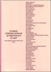 In Deed : Certificates of Authenticity in Art