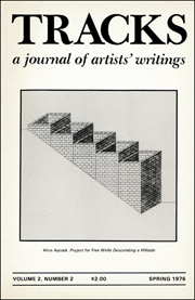 Tracks : A Journal of Artists' Writings