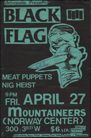 [Black Flag at Mountaineers / Fri. April 27]