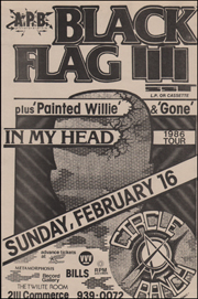[Black Flag at the Twilite Room [In My Head] / Sunday, February 16]