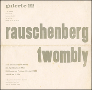 Rauschenberg / Twombly : zwei amerikanische Maler