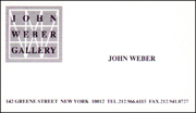 John Weber Business Card