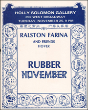 Ralston Farina and Friends / Hover / Rubber / November