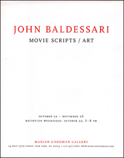 John Baldessari : Movie Scripts / Art