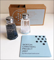 Salt and Pepper Shakers [Norton Family Christmas Project 2007 : Nina Katchadourian]