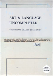 Art & Language Uncompleted : The Philippe Méaille Collection
