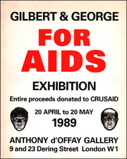 Gilbert & George : For AIDS Exhibition