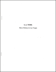 L.A. Noir : Dave Hickey in Las Vegas