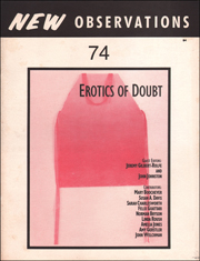 New Observations : Erotics of Doubt