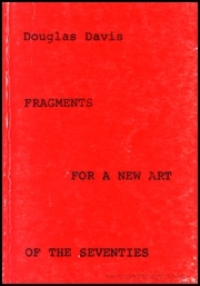 Fragments for a New Art of the Seventies