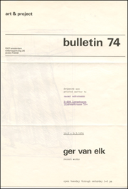 Bulletin 74 : Recent Works